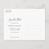 Fresh Lemon Save the Date Invitation Briefkaart (Achterkant)
