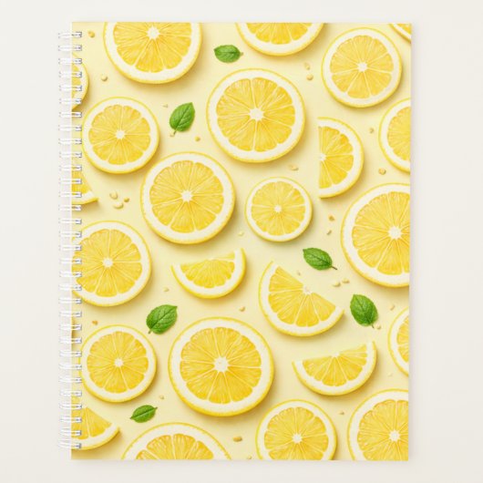 Fresh Lemon Slices Planner (Voorkant)
