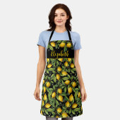Fresh Lemons Custom Chef Name Schort (Gedragen)