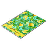 Fresh Lemons Waterverf School Notitieboek (Linkerzijde)