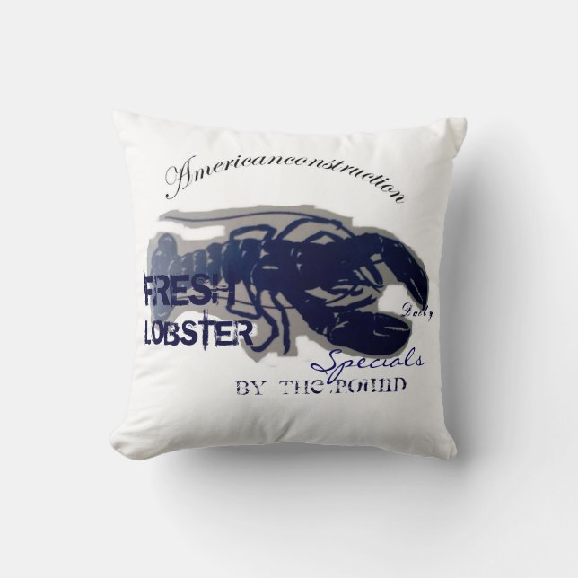Fresh Lobster Kussen (Voorkant)