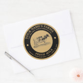  Fresh Milk Label Sjabloon (Envelop)