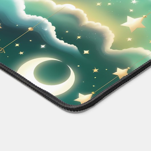 Fresh Mint Green Celestial Moon for Calm Workspace (Coin)