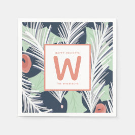 Fresh Mod Merry Holiday Party Servet