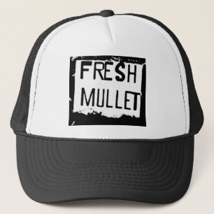 FRESH MULLET Logo Trucker Pet
