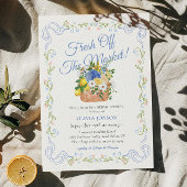 Fresh Off The Market Boeren Bloemen Vrijgezellenfe Kaart