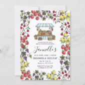 Fresh Off The Market Bridal Shower Invitation (Devant)