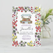 Fresh Off The Market Bridal Shower Invitation (Debout devant)