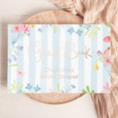 Fresh Off the Market Wildflower Stripes Waterverf Gastenboek