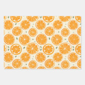 Fresh Orange Slice Pattern – Bright Citrus Fruit  Inpakpapier Vel (Voorkant 2)