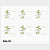 FRESH OREGANO Biz ID Grote Vierkante Stickers (Vel)