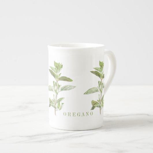 FRESH OREGANO Bone China Mok (Voorkant rechts)