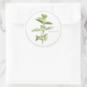 FRESH OREGANO Grote ronde Stickers (Tas)