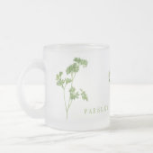 FRESH PARSLEY Frosted Glass Mok (Links)