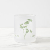 FRESH PARSLEY Frosted Glass Mok (Center)