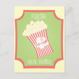 Fresh Popcorn Briefkaart