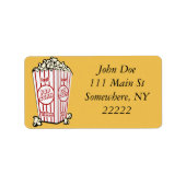 Fresh Popcorn Etiket (Voorkant)