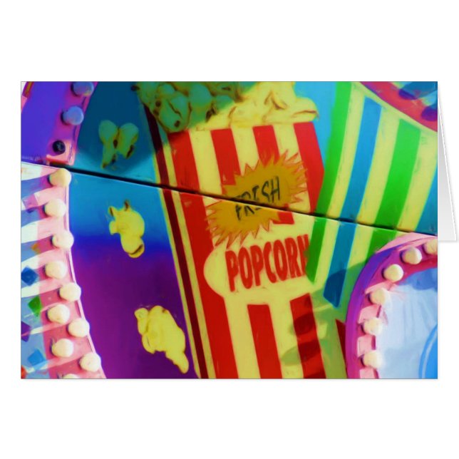 Fresh Popcorn State Fair, Indianapolis, Indiana (Voorkant Horizontaal)