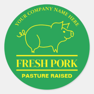 Fresh Pork Custom Sticker