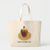 Fresh Pumpkin Pie Canvas tas (Voorkant)