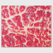 Fresh raw beef steak marbled meat texture close up cadeaupapier (Vlak)