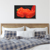 Fresh Red Bell Pepper Canvas Afdruk (Insitu (Slaapkamer))