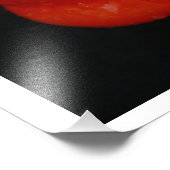 Fresh Red Bell Pepper Foto Afdruk (Hoek)