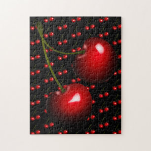 Fresh Red Sweet Cherries Legpuzzel