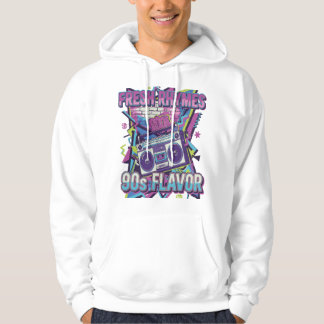Fresh Rhymes 90s Flavor Retro Hip Hop Design - Boo Hoodie