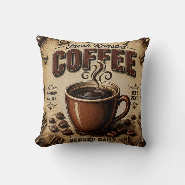 Fresh Roasted Coffee Kussen (Voorkant)