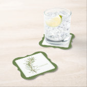 FRESH ROSEMARY Bracket Papier Onderzetters +tekst  (Insitu)