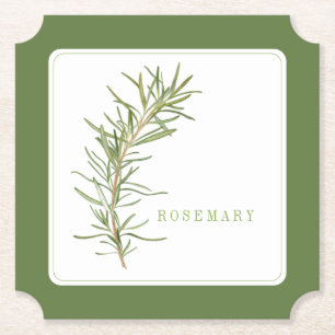 FRESH ROSEMARY Ticket Paper Onderzetter (+tekst) G