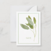 FRESH SAGE 3.5x2.5 Flat Note Kaart Notitiekaartje (Voorkant)