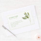 FRESH SAGE Biz ID Rechthoek Stickers (Envelop)