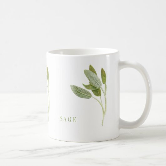 FRESH SAGE Witte Mok (Rechts)