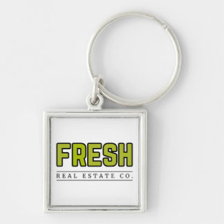 FRESH-sleutelhanger (zilveren frame) Sleutelhanger