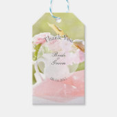 Fresh Spring Flower Bouquet Editable Wedding Cadeaulabel (Voorkant)