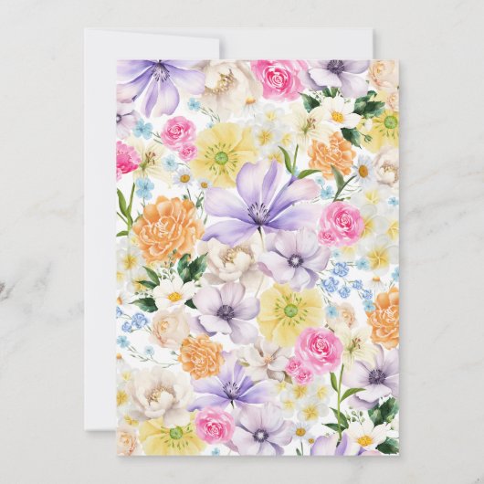 Fresh Spring Garden Love bevindt zich in Bloom Vri Kaart (Achterkant)