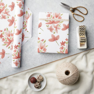 Fresh Spring Garden Waterverf met de hand geschild Cadeaupapier
