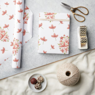 Fresh Spring Garden Waterverf met de hand geschild Cadeaupapier