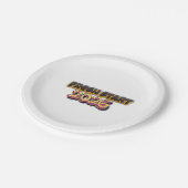 Fresh Start 2026 – Minimalist Modern Plate Design Papieren Bordje (Gekanteld)