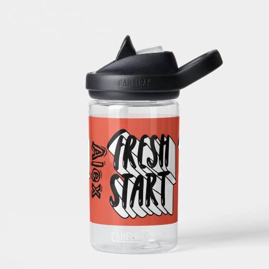 Fresh Start School Aangepaste naam Waterfles (Links)