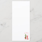 Fresh Strawberry Drink Menu - Aangepaste tekst (Voorkant)