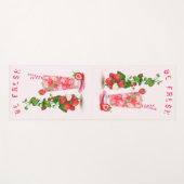 Fresh Strawberry Drink Yoga Mat - Aangepaste tekst (Voorkant (horizontaal))