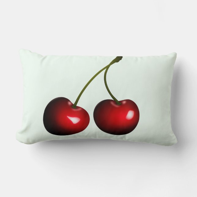 Fresh Sweet Cherry Kussen (Voorkant)