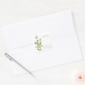 FRESH THYME Biz ID Kleine Vierkante Stickers (Envelop)