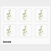 FRESH THYME Grote Vierkante Stickers (Vel)