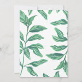 Fresh Tropical Island Beach Wedding Invitation (Dos)