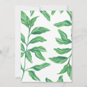 Fresh Tropical Island Beach Wedding Invitation (Dos)