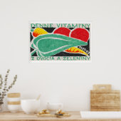 Fresh Vegetables - Matchbox Print - Czech Wall Art (Keuken)